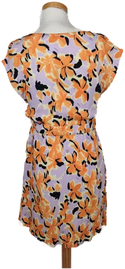 Name It Kinder Kleid flieder/orange geblümt, bauchfrei - 128 - Bild 2