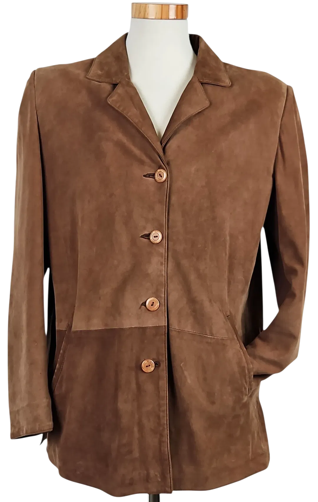 Baccarat Vintage Damen Lederjacke, braun - Gr. XL  - Bild 4