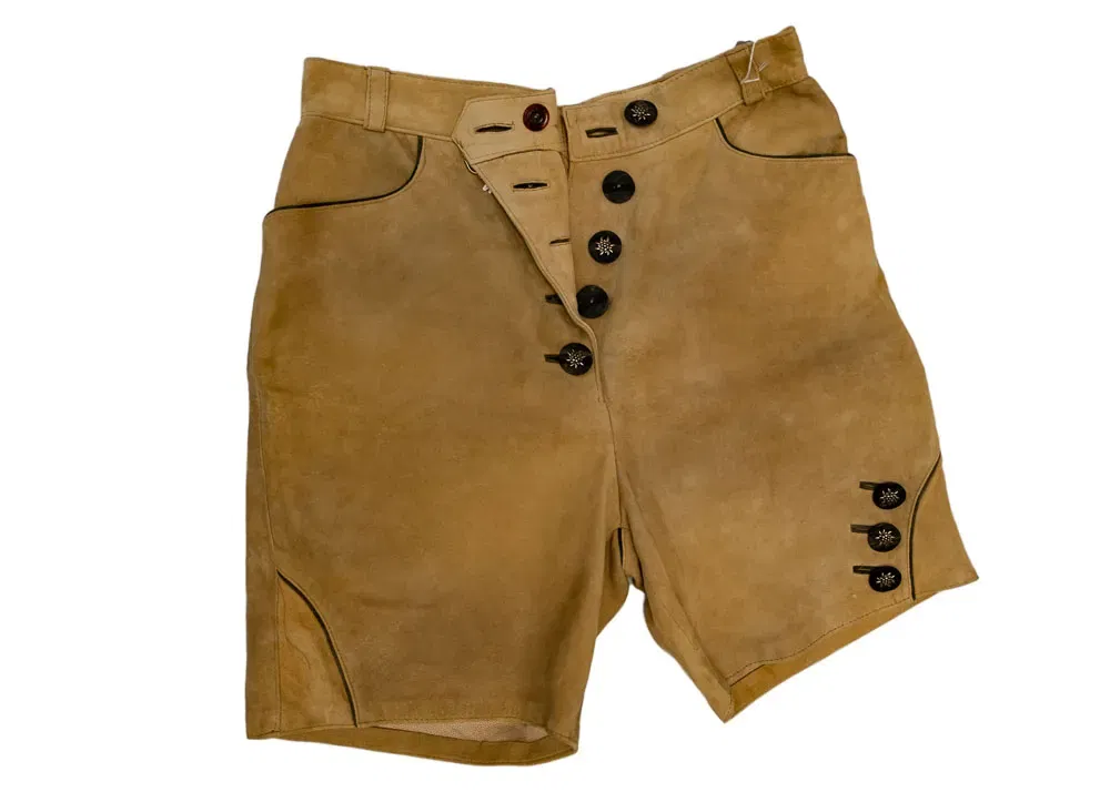 Damenlederhose in Beige, Größe EUR 38, Sommer Tracht & Abendmode - Bild 4