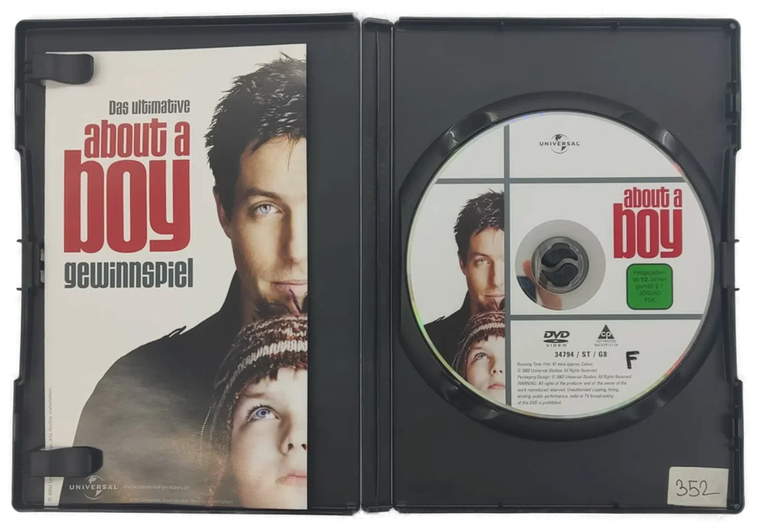 DVD  "About a Boy, oder: Der Tag der toten Ente" mit Hugh Grant und Nicholas Hoult  – Bild 2