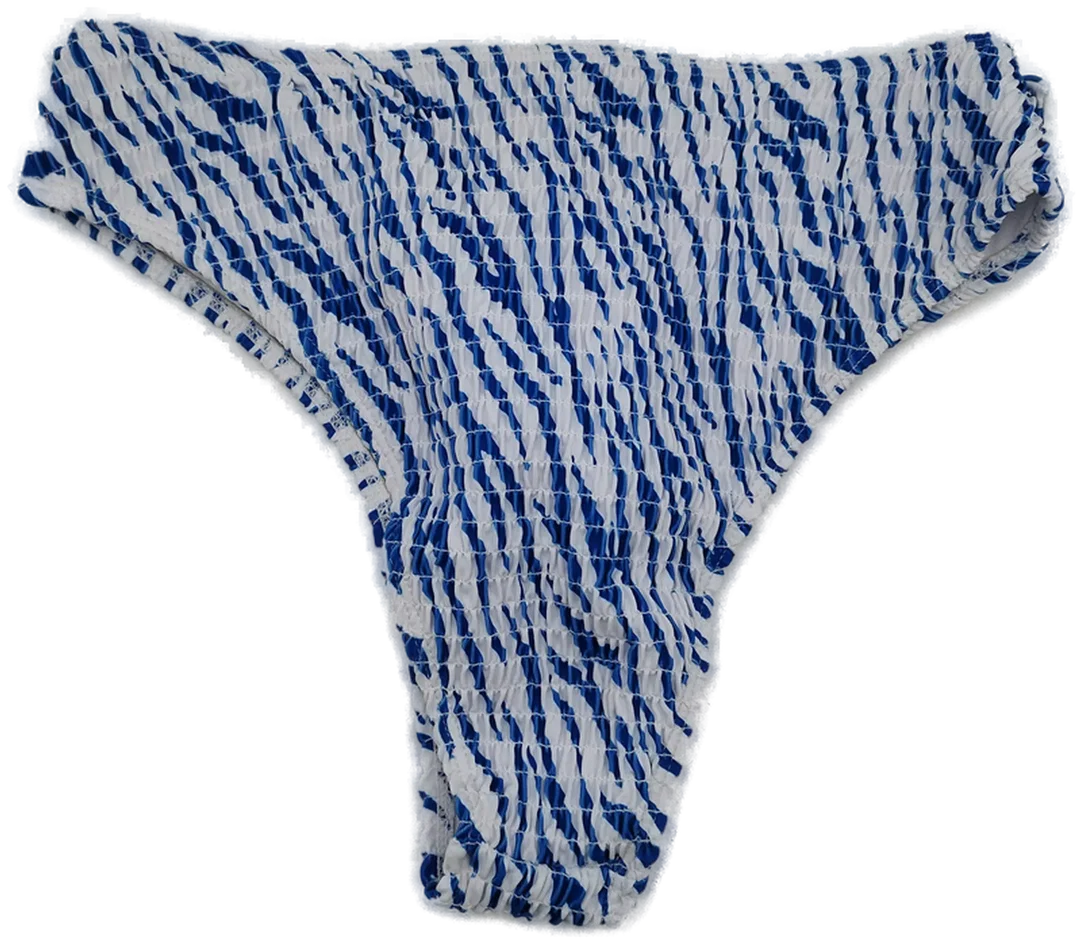 Animal Print Bikini-Slip - Gr. 38 / mit Struktur – Bild 2