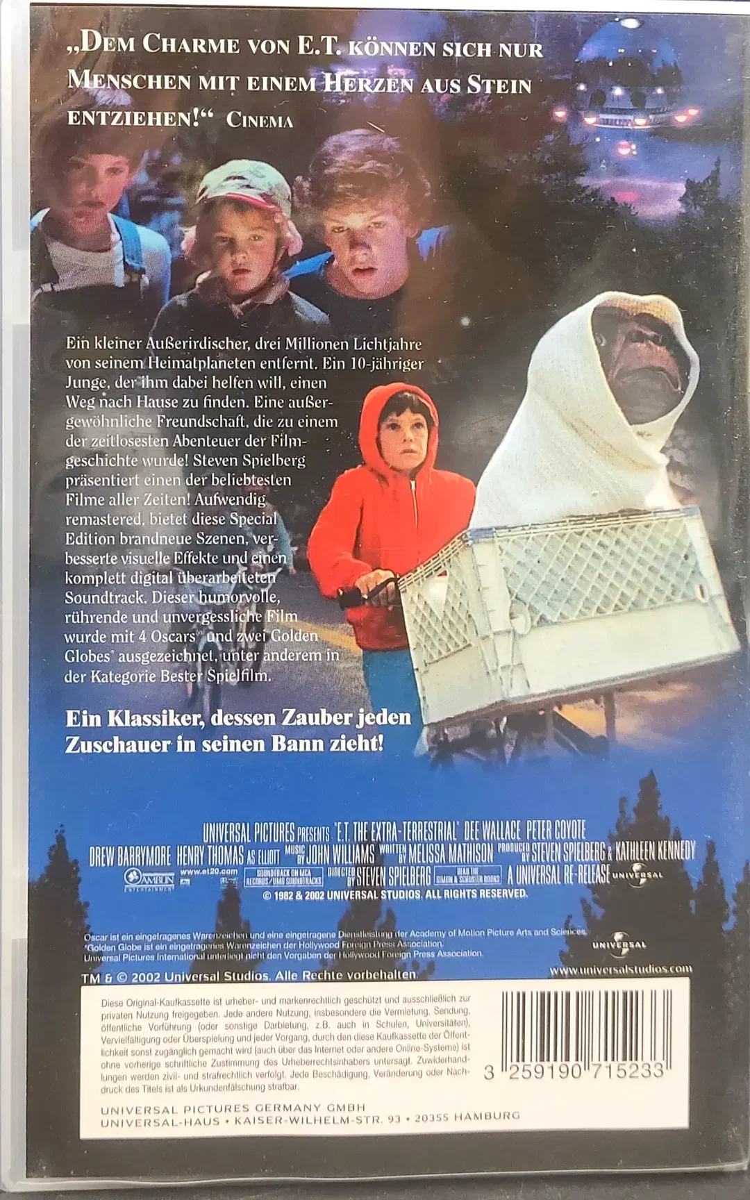 VHS "E.T. - Der Außerirdische" – Bild 2