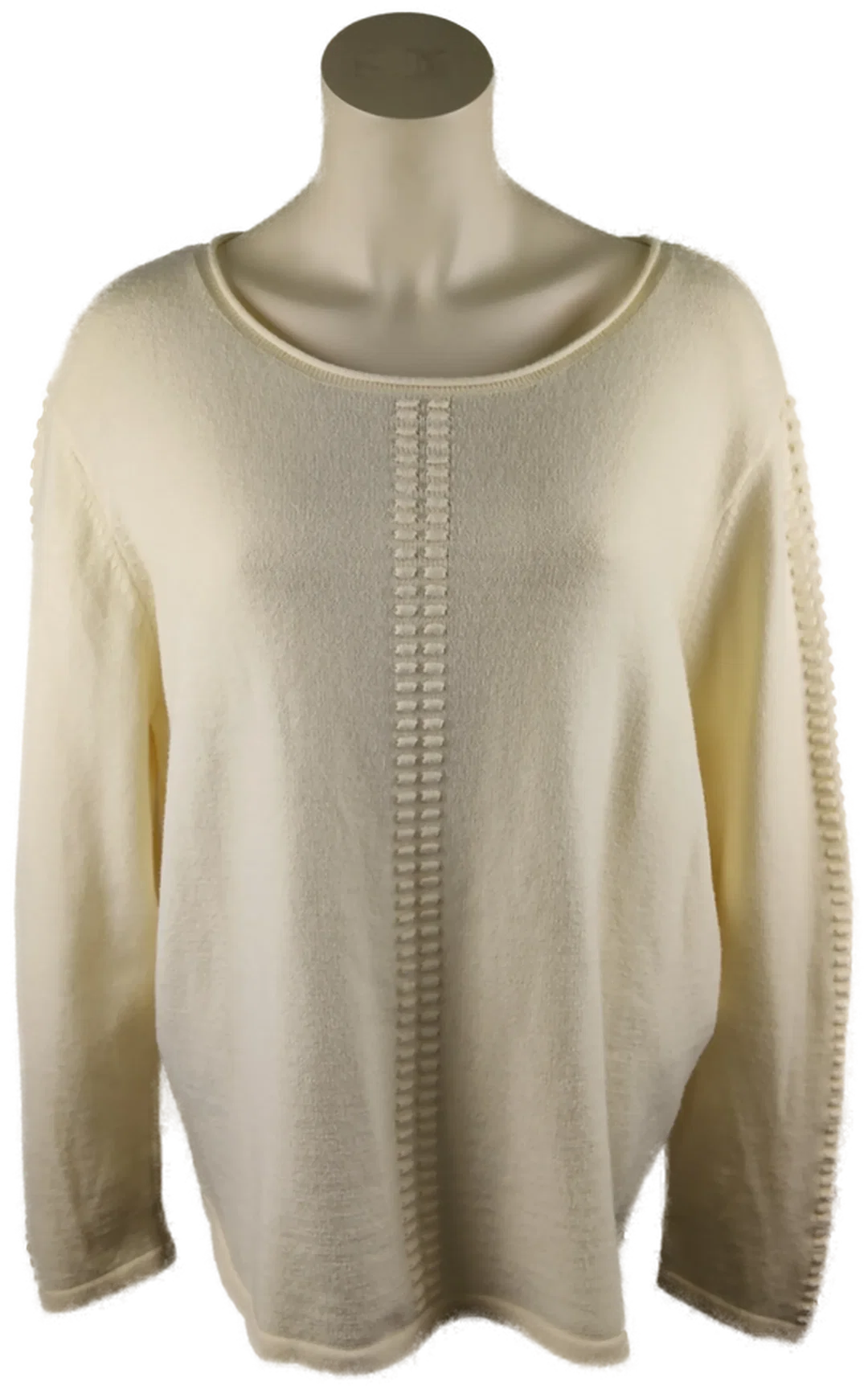 Damenpullover Laura Torelli Creme Größe 44 | Winter-Klassiker – Bild 1