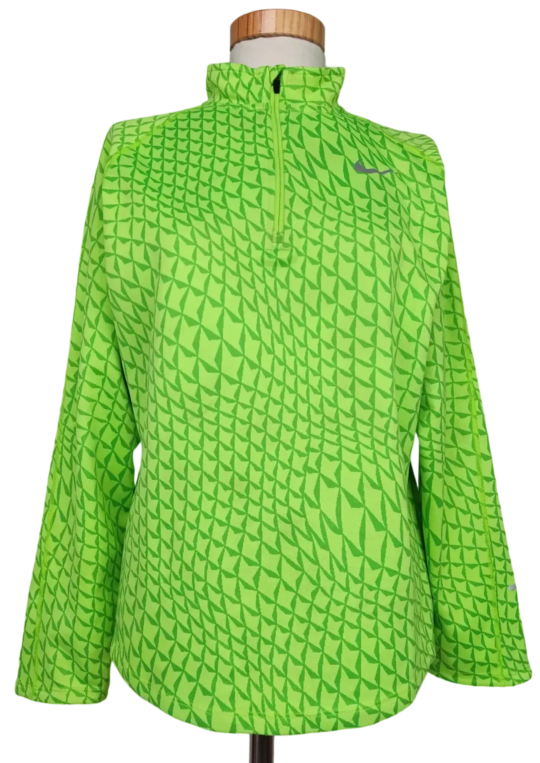 Nike Running Dri-Fit Damen Shirt, grün - Gr. XL  - Bild 4