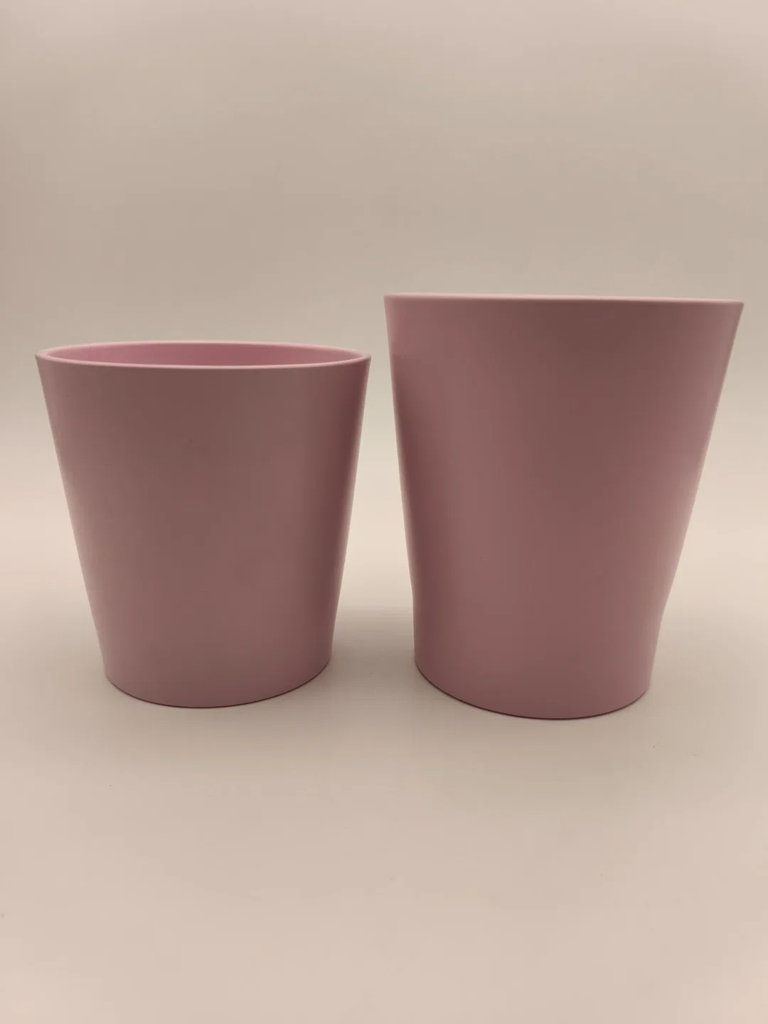 2 Übertöpfe rosa, Keramik - Bild 1