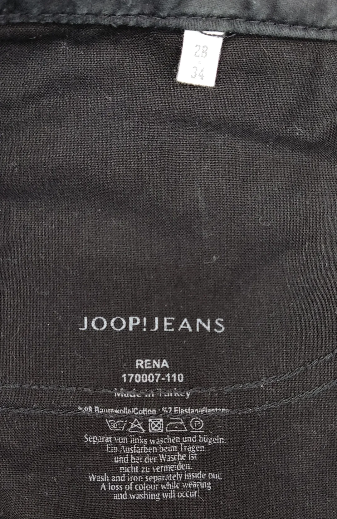 Joop Damen Jeans schwarz Gr. 34 – Bild 5
