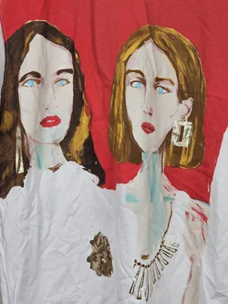 ZARA HERREN T-Shirt, weiß - Größe L - Bild 3