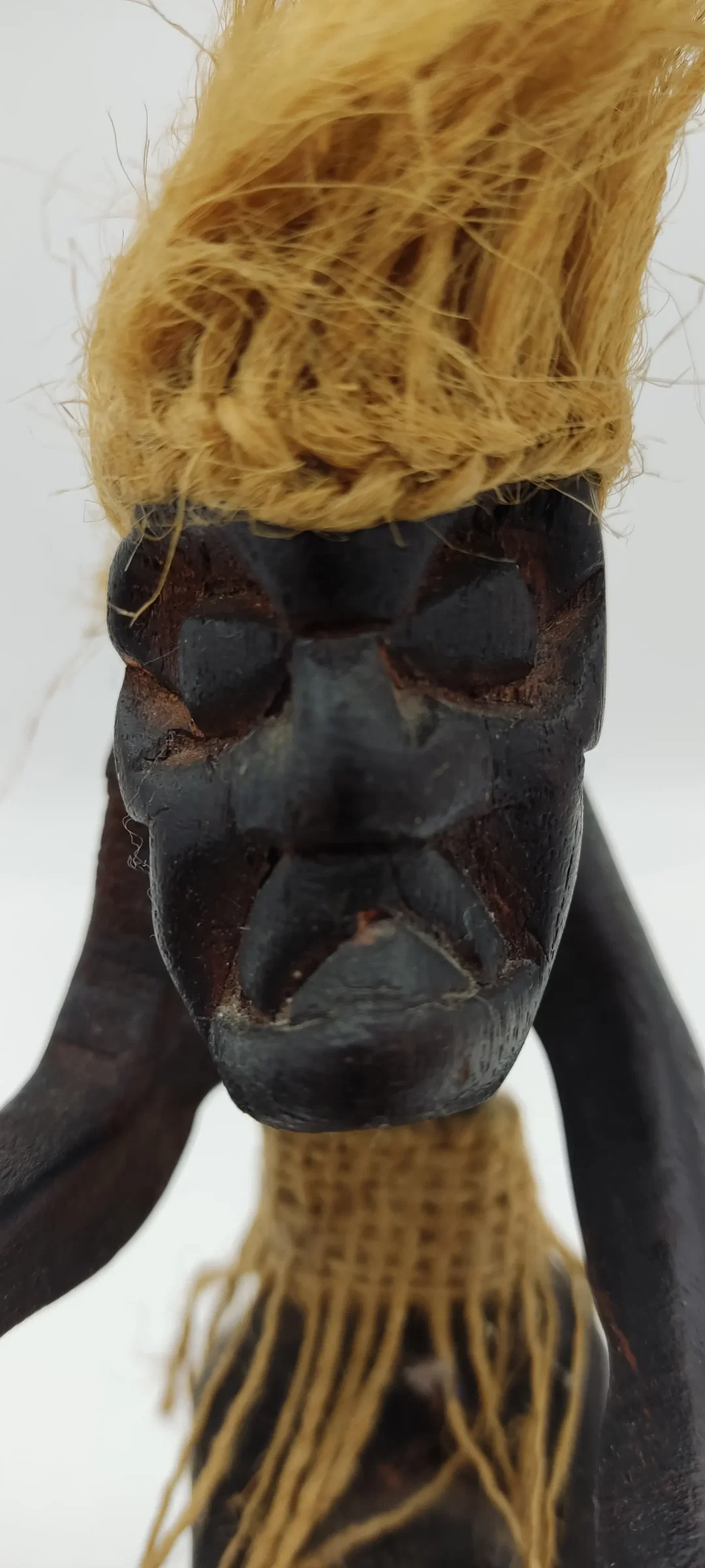 Afrikanische Holzfigur Reiter Auf Pferd | Deko – Bild 7