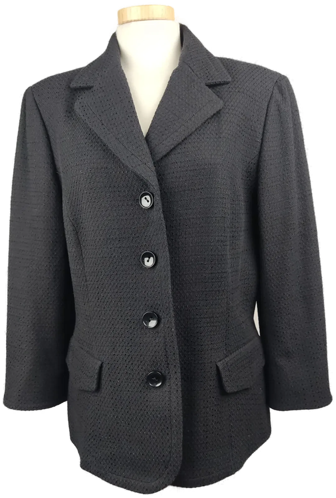  Dana Buchman Damenblazer schwarz - L/40 - Bild 1