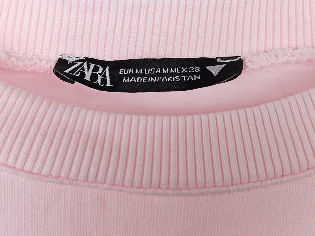 ZARA Damen Pulli, rosa - Gr. M – Bild 3