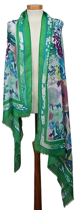 Halstuch Floral, multicolor - Bild 2