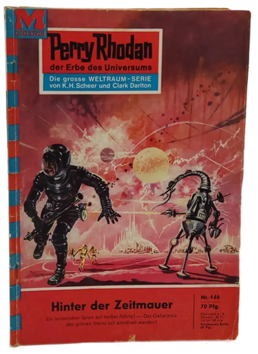 Romanheft Perry Rhodan Hinter der Zeitmauer Erstauflage Nr.146 - Bild 1