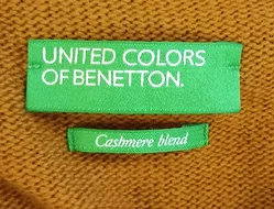 United Colors of Benetton Damenmidikleid orangebraun Gr. XS/ECH-CH – Vorschau 3