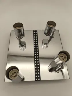 Deckenlampe, Badlampe Spiegel/Chrom - Bild 2