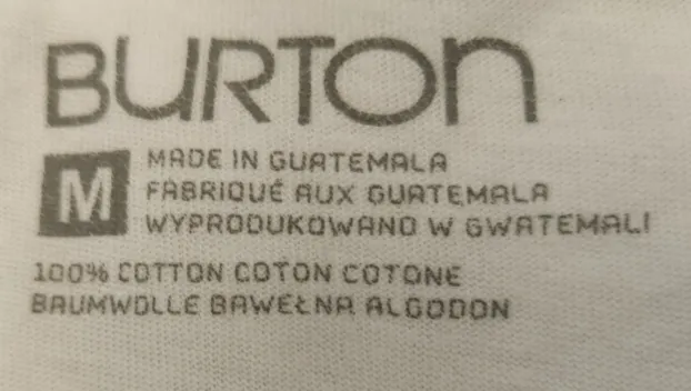 Burton Kinderkurzarm T-Shirt weiß - M – Bild 4