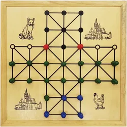 PHILOS Spielesammlung aus Holz mit 6 beliebten Brettspielklassikern - Bild 6