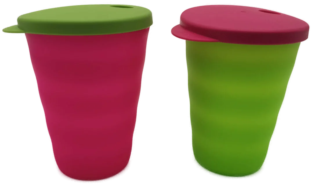 Tupperware, 2 Trinkhalmbecher 