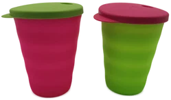 Tupperware, 2 Trinkhalmbecher 