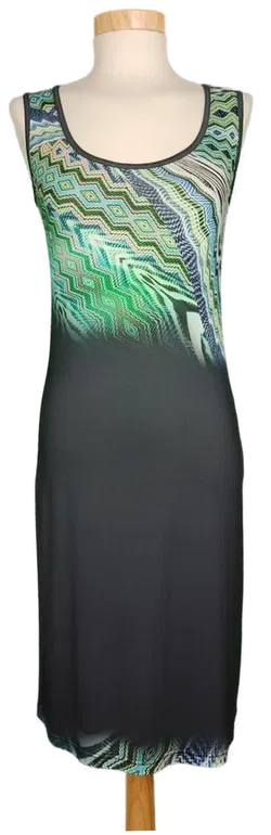 Dolce Vita Damen Midikleid schwarz-grün - S/36 - Bild 1