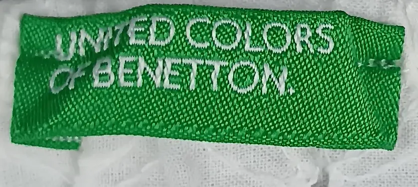 United Colors of Benetton Kindershirt weiß Gr. S – Bild 3