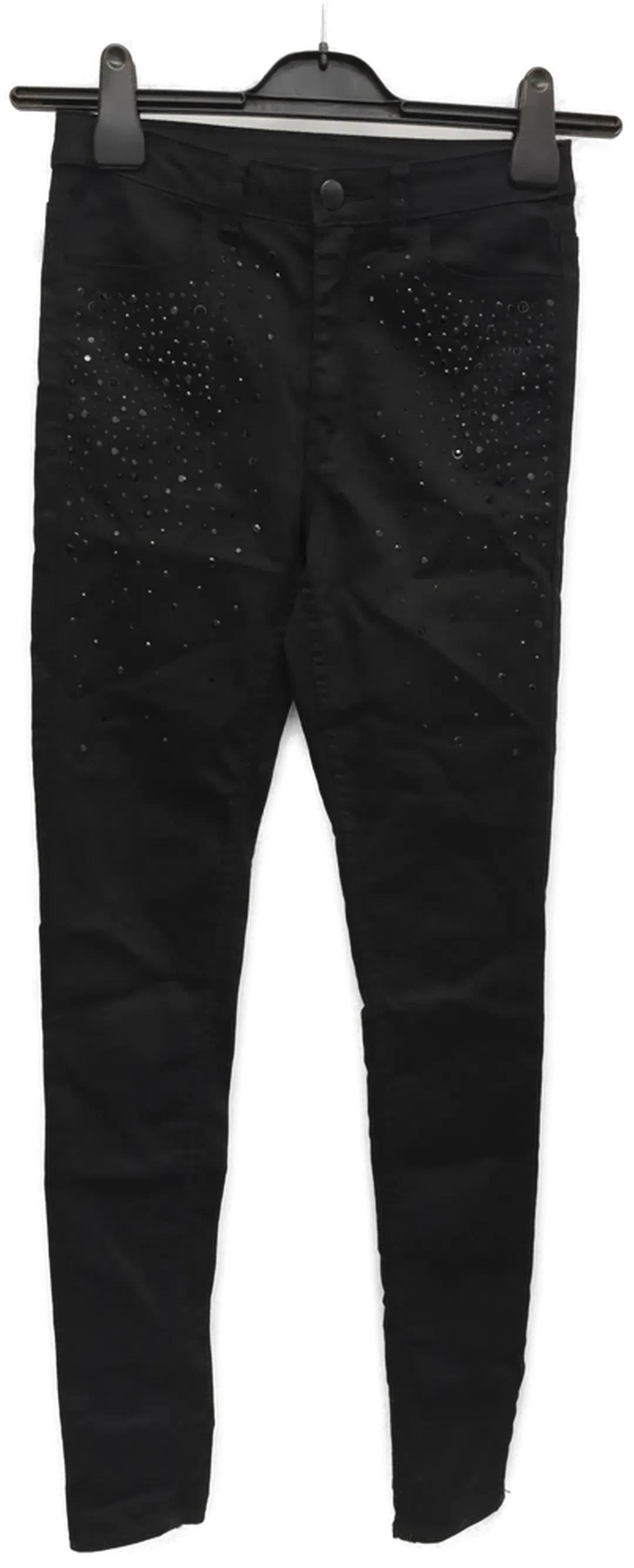 Hose mit Strass, skinny, Damen, Gr. 36, H&M - Bild 4