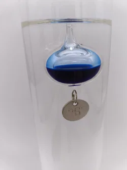 Galileo - Thermometer aus Glas, 38 cm hoch – Vorschau 4