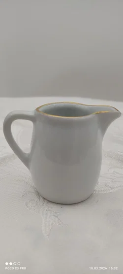 Lilien Porzellan Milchgießer Goldrand Dürnstein | Einmaliges Unikat - Bild 2