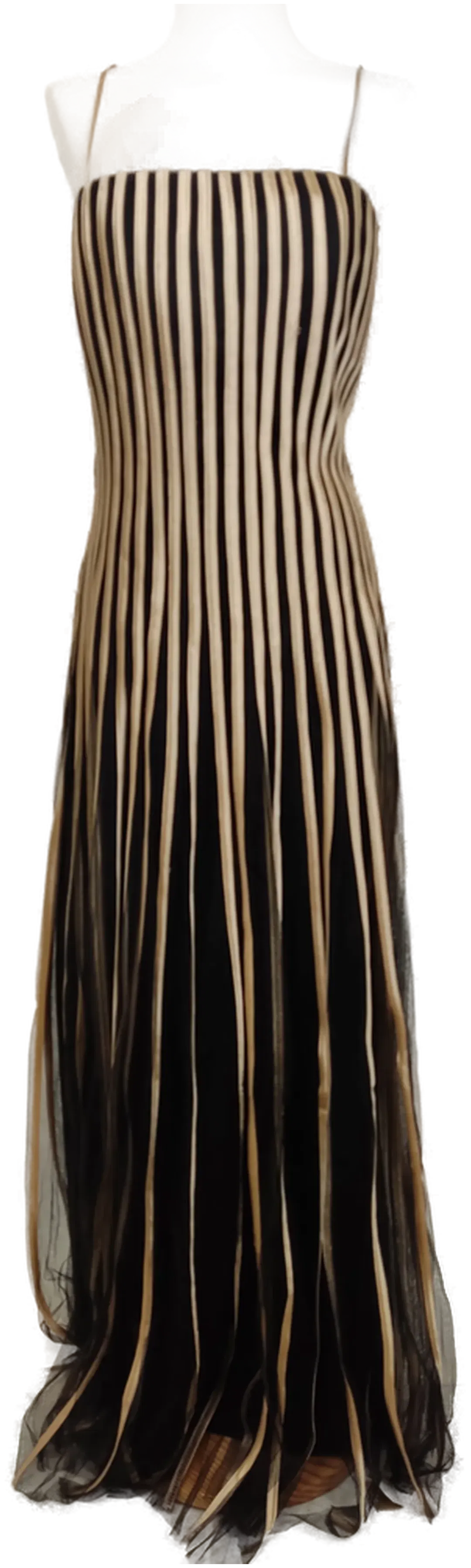 Mariposa Damen Kleid schwarz/gold Gr. 38 - Bild 1
