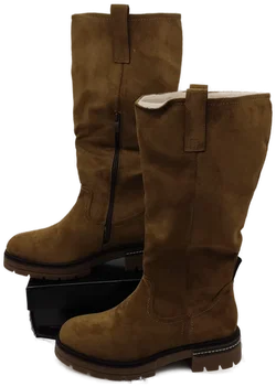 Aligia Damenstiefel Braun Wildleder | Zeitloser Klassiker - Bild 4