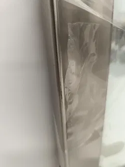 Wandspiegel mit Facettschliff, Rahmen silber, neu - Bild 2