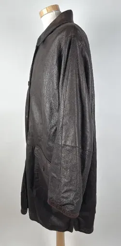 Vintage Bally Damen Ledermantel - Gr. 46 - Bild 3