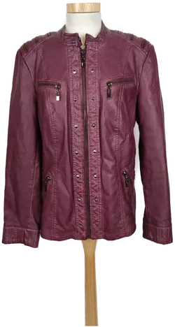 Canda Premium Damen Lederjacke violett - XL/42 - Bild 1