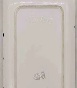 Gmundner Keramik grün geflammt Servierplatte, rechteckig 40 x 15 cm - Bild 3