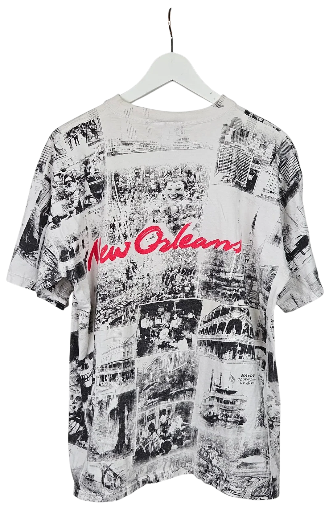 New Orleans Herren T-Shirt, weiß - Gr. L  – Bild 2