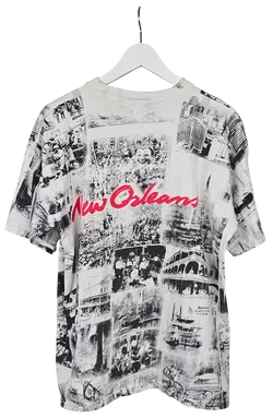 New Orleans Herren T-Shirt, weiß - Gr. L  - Bild 2