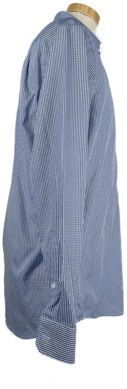 Seidensticker Herrenhemd  langarm blau kariert - M/48 - Bild 3