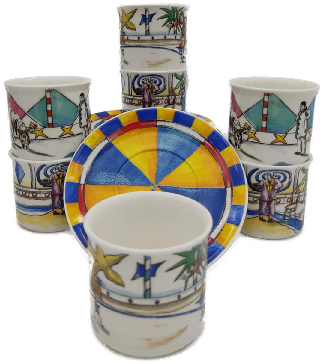 Villeroy & Boch "Rolf Knie" Espresso Tassen Set  (14-teilig) – Bild 4