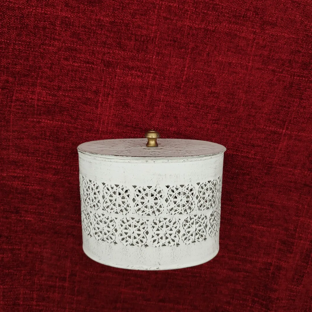 Aufbewahrungsdose Metall | Shabby-Chic-Schatz – Bild 2