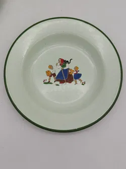 2 Stk. Vintage Austria Email Kinderteller - Bild 3