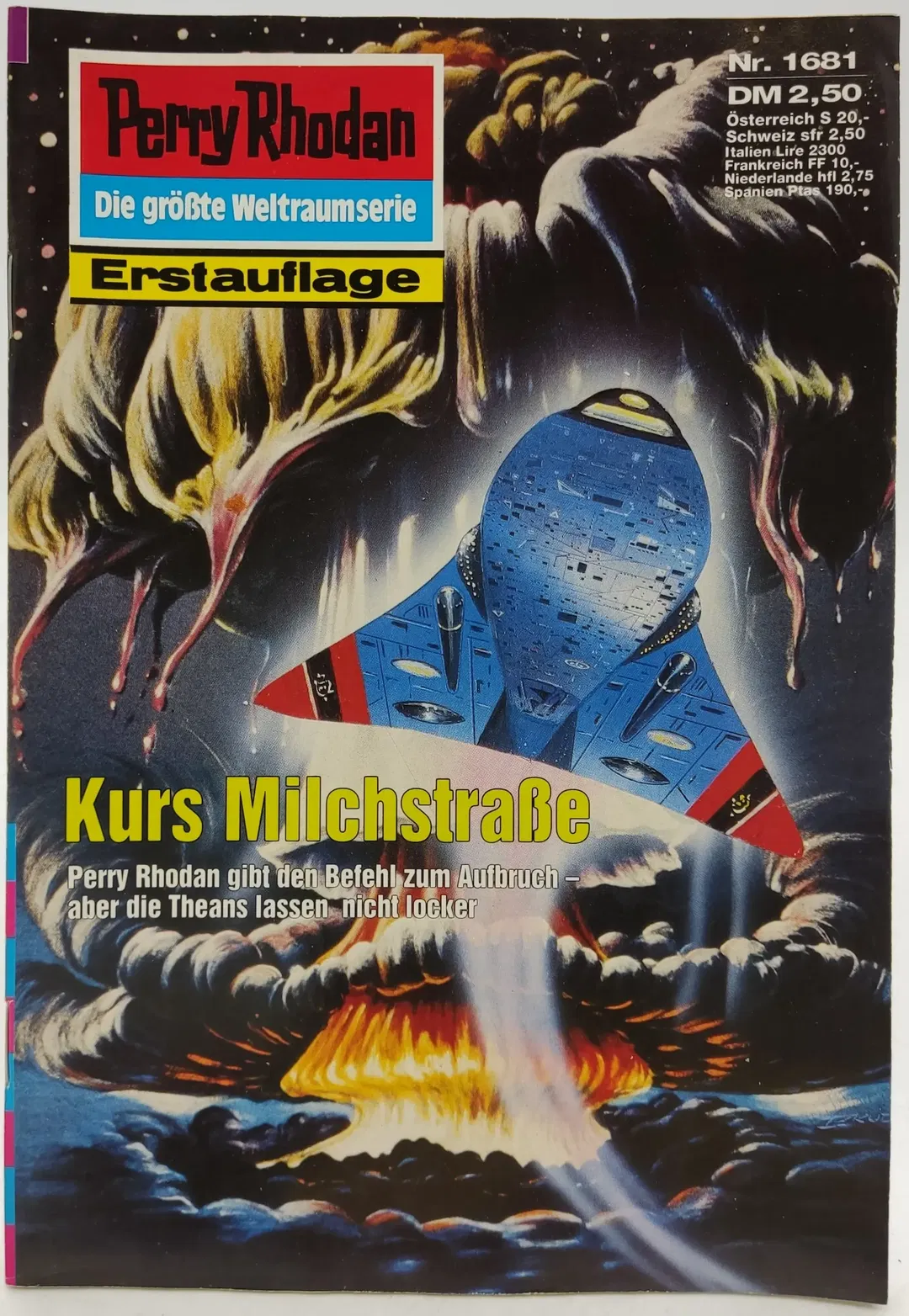  Romanheft Perry Rhodan Kurs Milchstraße Erstauflage Nr.1681 - Bild 2