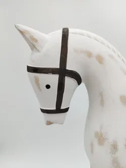 Deko Schaukelfpferd aus Holz  - Bild 2