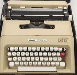Olivetti Lettera 35 Schreibmaschine im Hartplastikkoffer - Bild 2