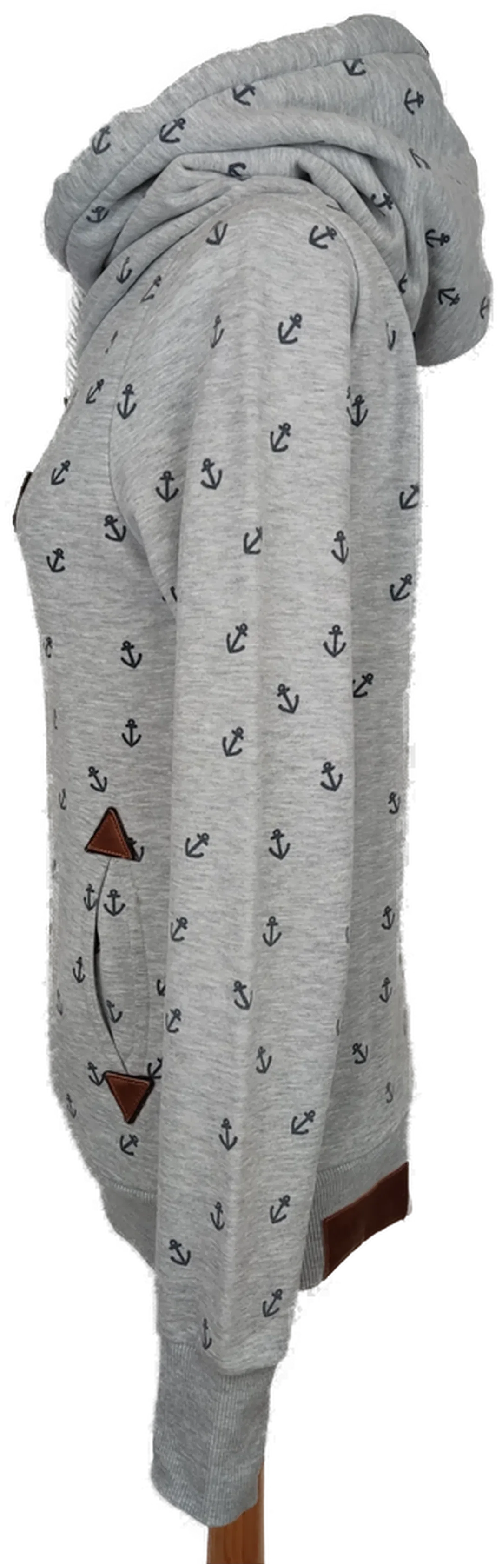 Naketano Damen Pullover grau gemustert - S/36 – Bild 3