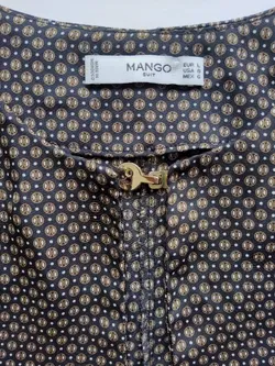 Mango Damen Tunika, schwarz - Gr. L - Bild 4