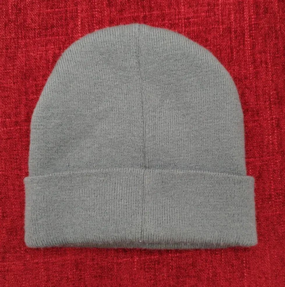 Graue Strickmütze - angenehm, warm, stretchy! - Bild 4