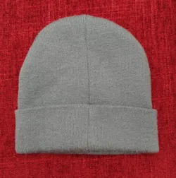 Graue Strickmütze - angenehm, warm, stretchy! - Bild 1