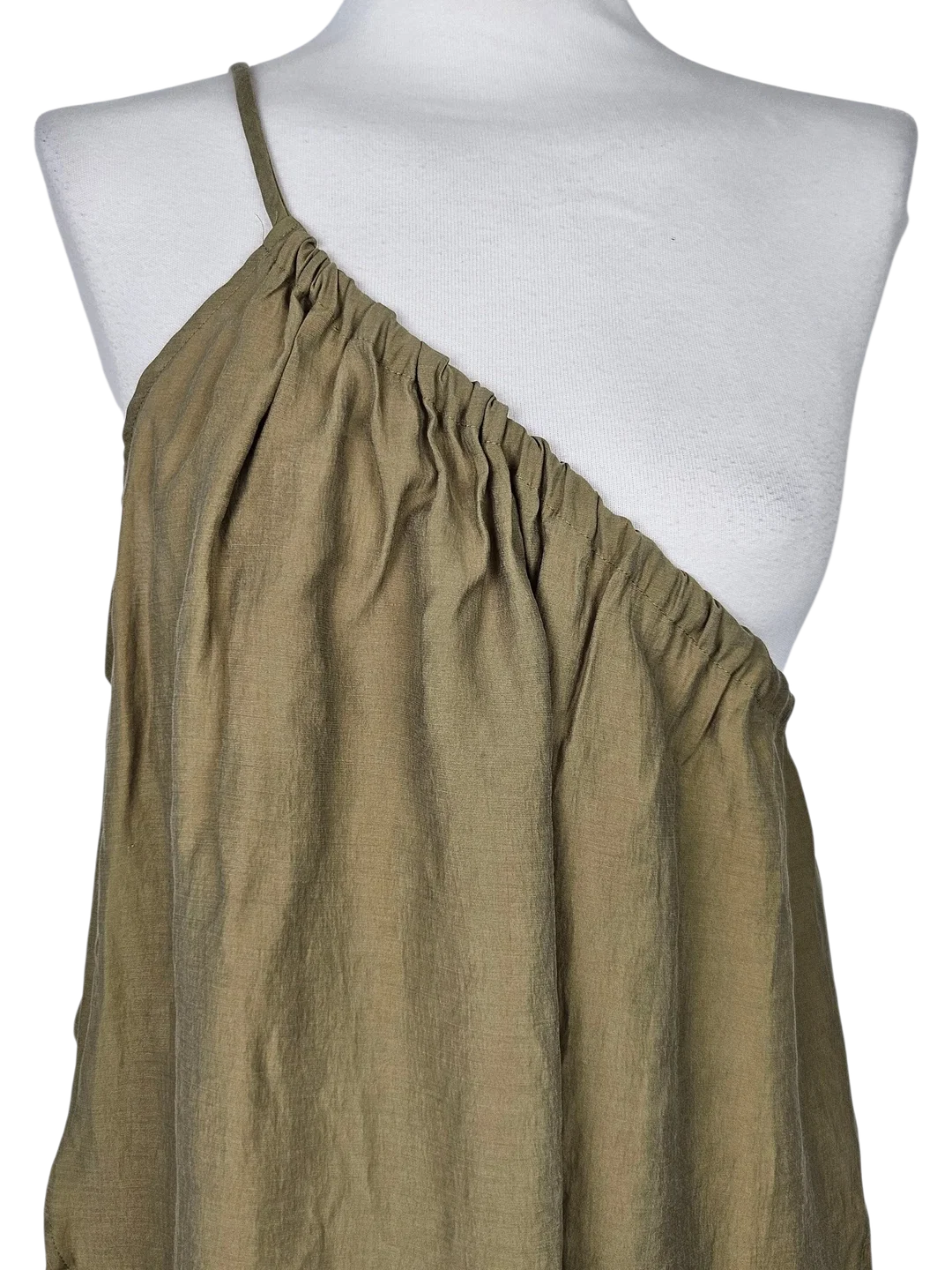 ZARA Damen Midikleid, grün - Gr. EUR L  – Bild 5