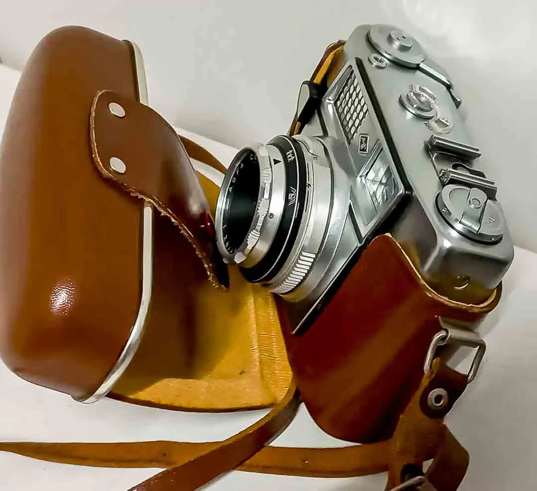 Agfa Optima Ia Kamera – Die erste Programmautomatik mit Lederbereitschaftstasche - Bild 3