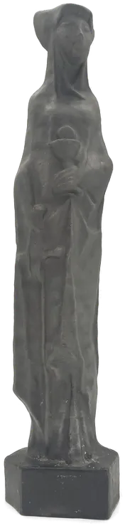 Statue Heilige Barbara mit Kelch & Schwert - Bild 1