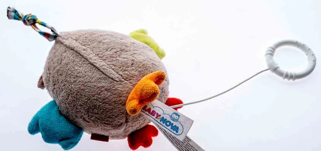  Baby-Nova Spieluhr Eule mit Musik, Höhe 15cm – Bild 3